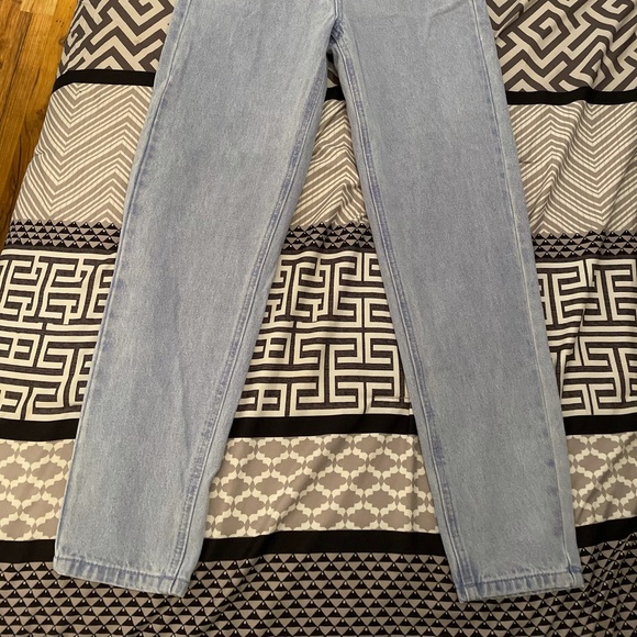 blue riot seam corset detail highwaisted jeans, us 4- uk 8 - Picture 4 of 10